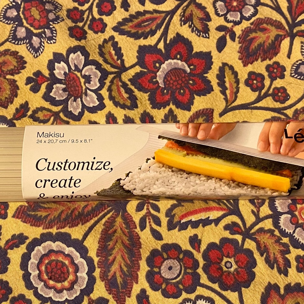 Lekue Makisu Silicone Sushi Mat, Clear